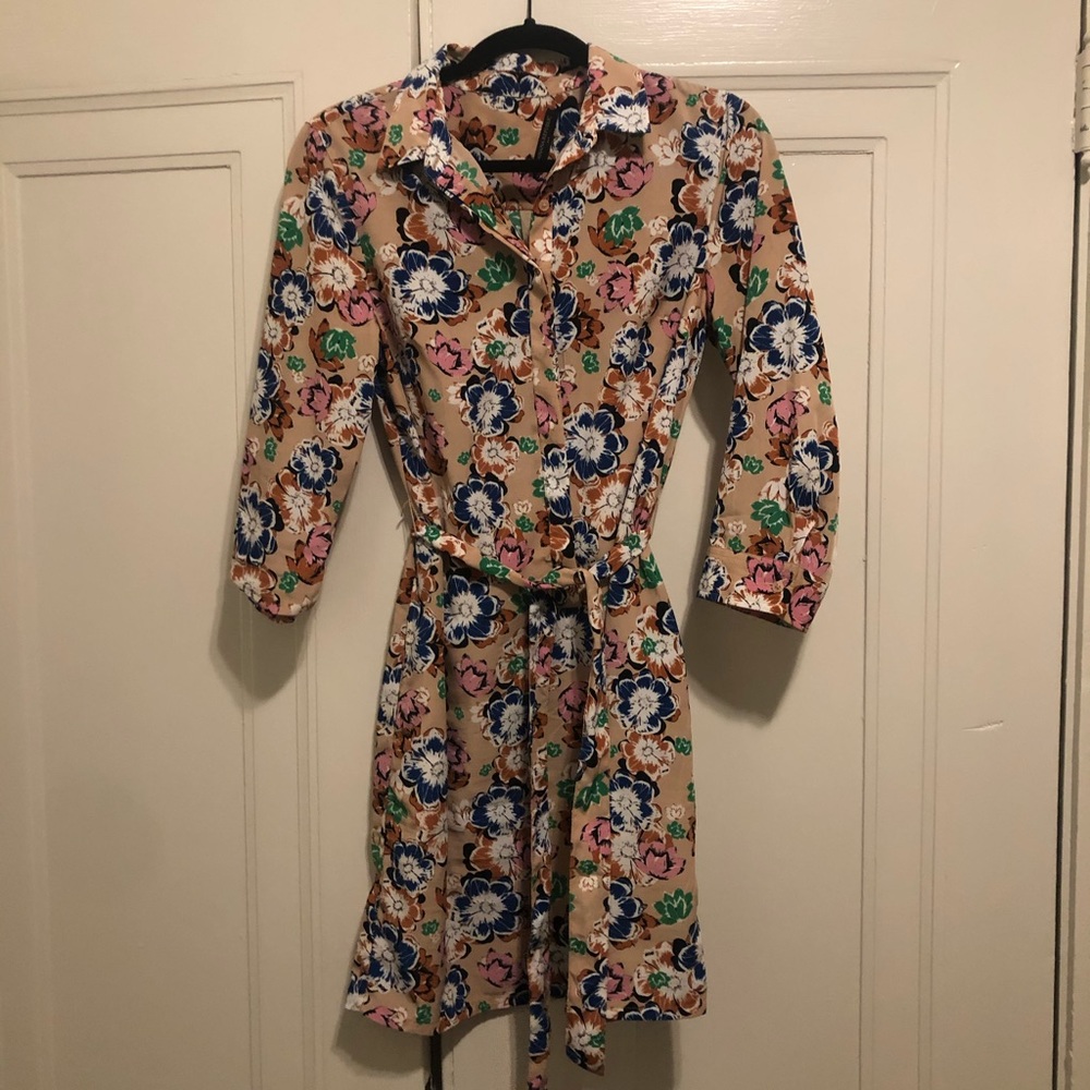 Floral Button Dress